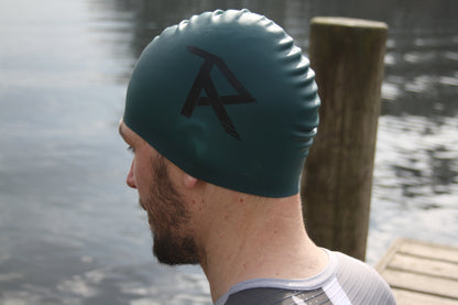 Tydra Teal Swim Cap