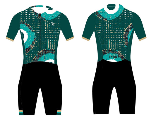Golden Peacock Trisuit